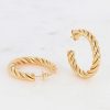 Smykkeli Copenhagen Smykkeli Copenhagen Oreringe - Taiwan Twisted Hoops - Gold Smykker