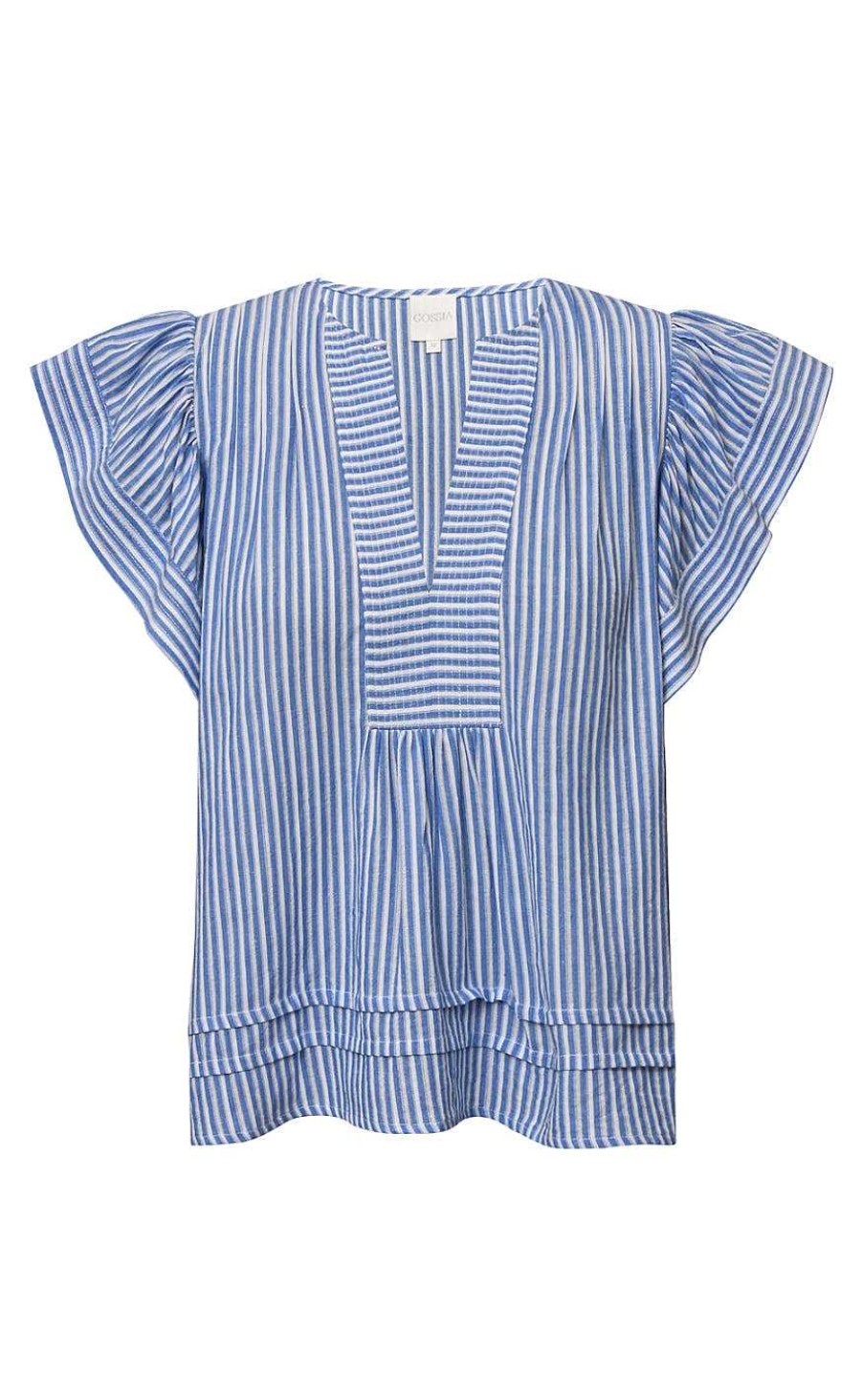 Gossia Gossia Bluse - Minka - Blue Stripes Bluser