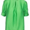 One Two Luxzuz One Two Luxzuz Bluse - Arise - Vibrant Green Bluser