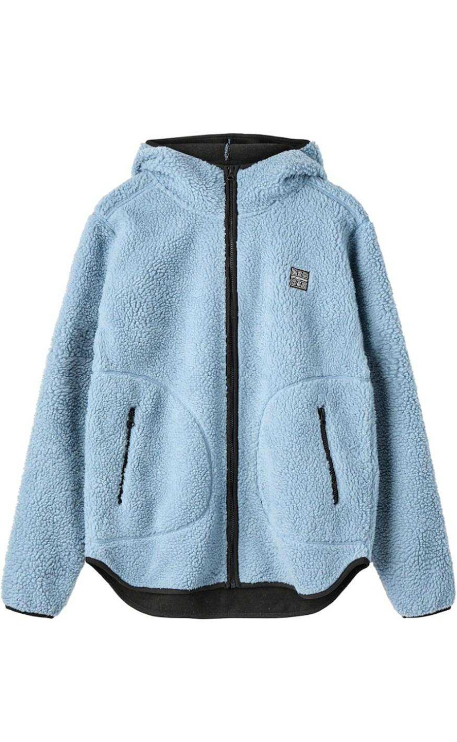 H2O H2O Jakke - Langli Hooded Pile - Stone Blue Jakker & Frakker