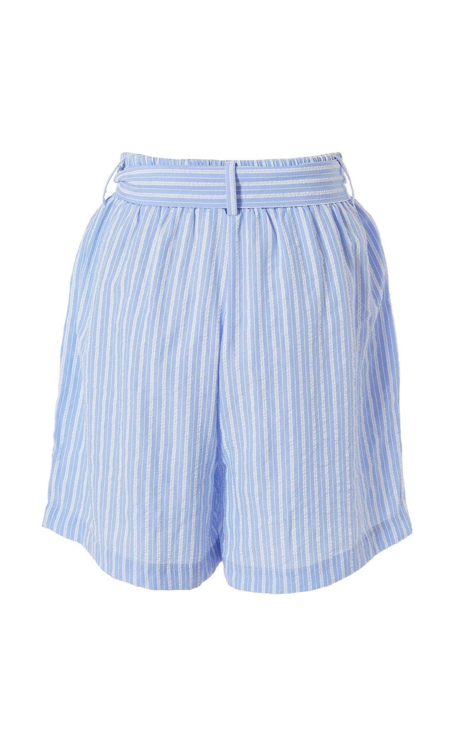 INA Copenhagen Ina Copenhagen Shorts - Grace - Blue/White Stripe Shorts