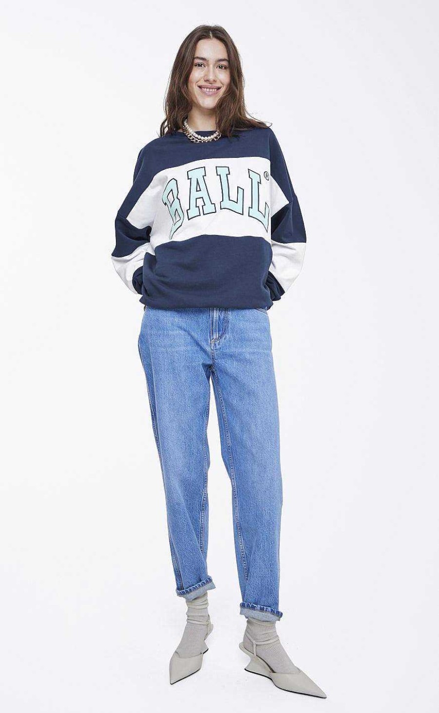 BALL Original Ball Original Sweatshirt - J. Robinson - Ocean Striktrojer & Sweat