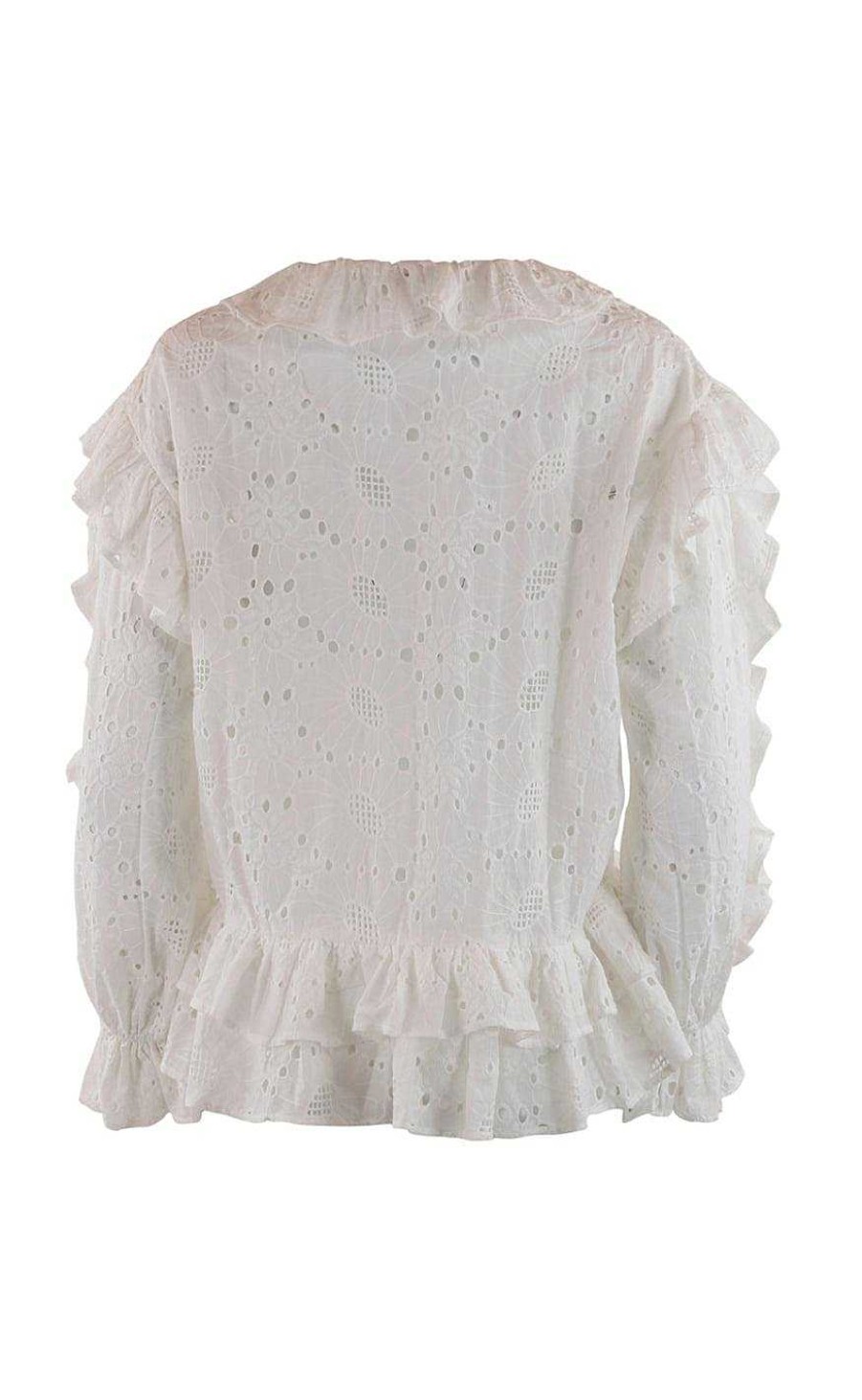 CONTINUE Continue Bluse - Lee - White Bluser