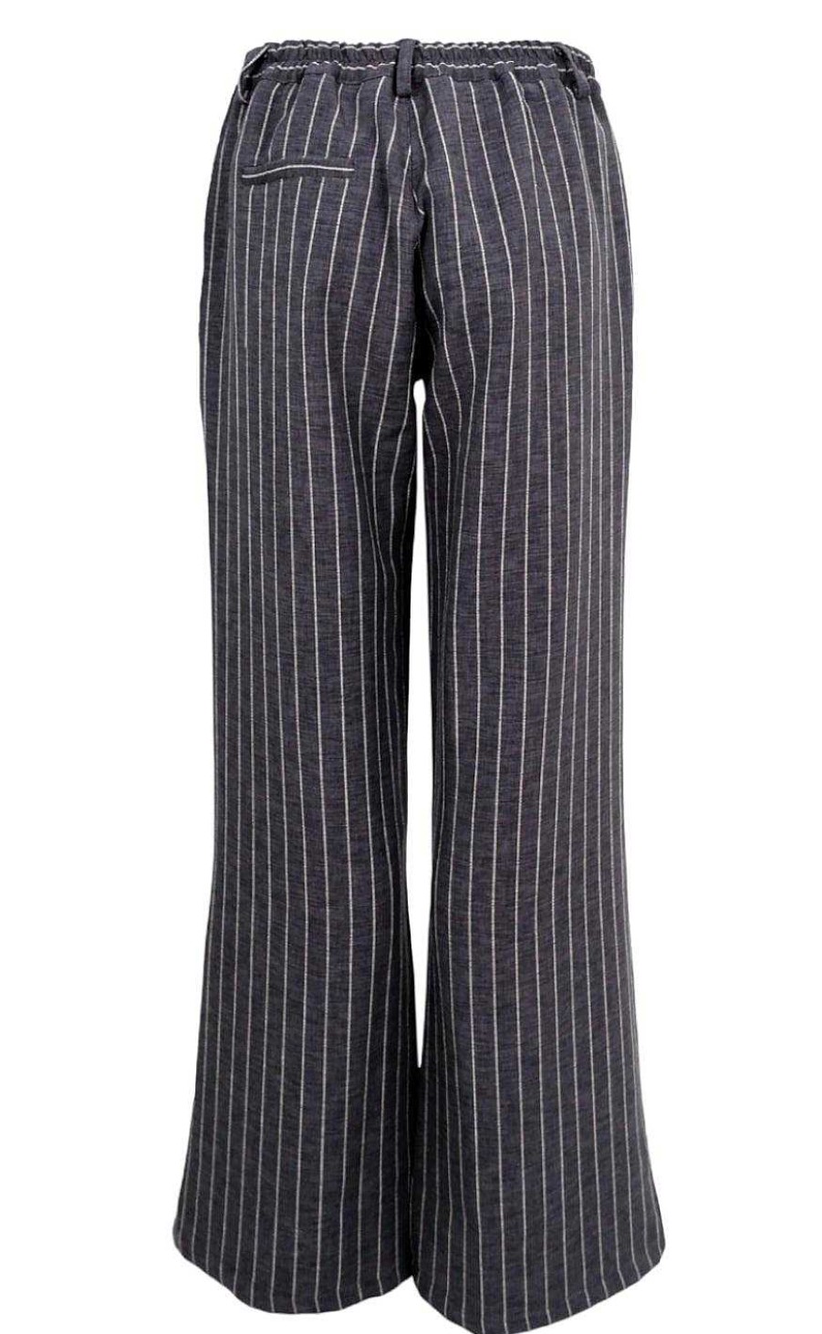 Black Colour Black Colour Bukser - Chicago - Grey Stripe Bukser & Jeans