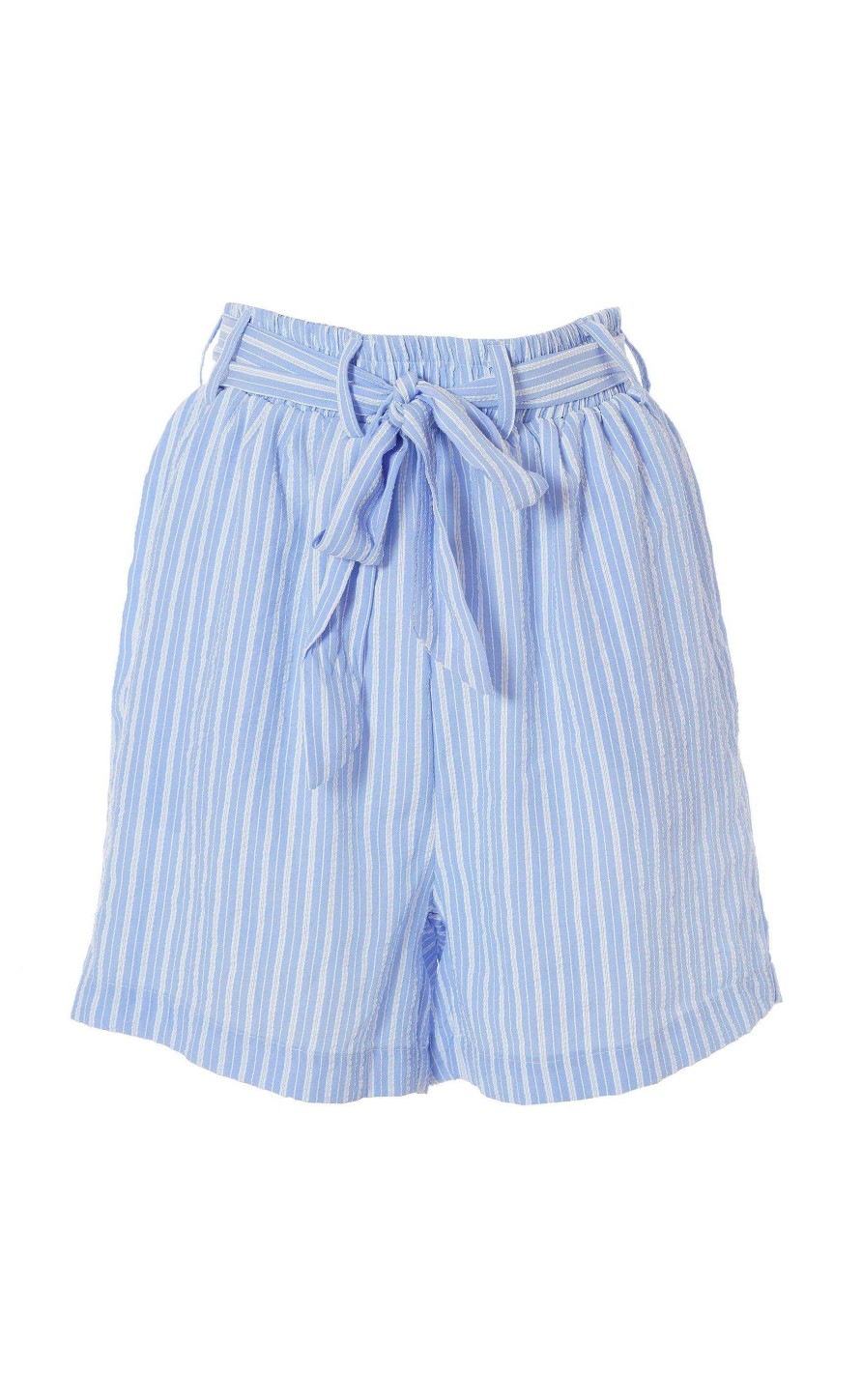 INA Copenhagen Ina Copenhagen Shorts - Grace - Blue/White Stripe Shorts