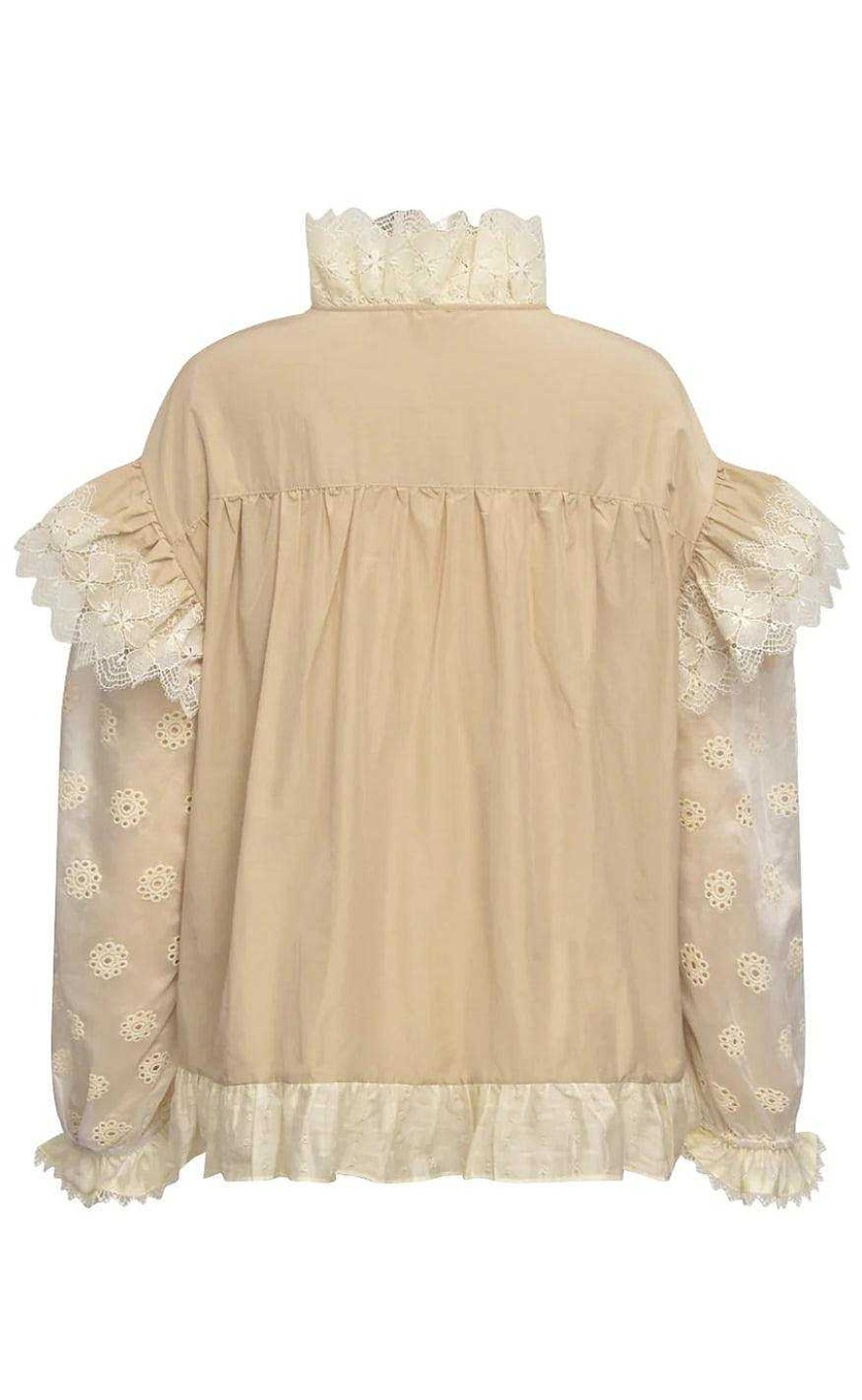 Gossia Gossia Bluse - Ninne - Creme Mix Bluser