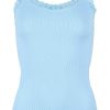 TIM u0026 SIMONSEN Tim & Simonsen Top - Frida Rib - Azzurro T-Shirts & Toppe