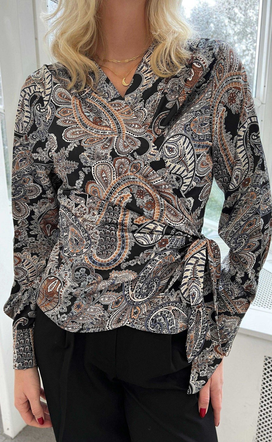 INA Copenhagen Ina Copenhagen Bluse - Josse - Paisley Night Bluser