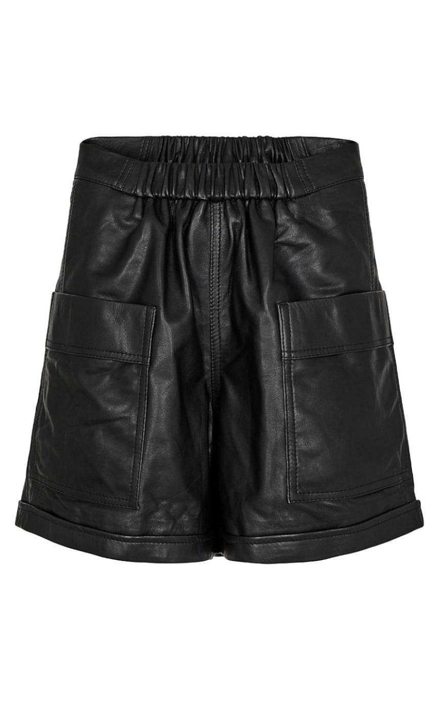 Gossia Gossia Shorts - Thilla Leather - Black Shorts