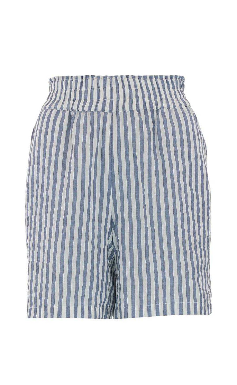 CONTINUE Continue Shorts - Evy Stripe- Blue Stripe Shorts