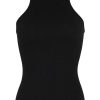 TIM u0026 SIMONSEN Tim & Simonsen Top - Costina Halterneck - Black T-Shirts & Toppe