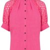 FreeQuent Freequent Bluse - Lara - Carmine Rose Bluser