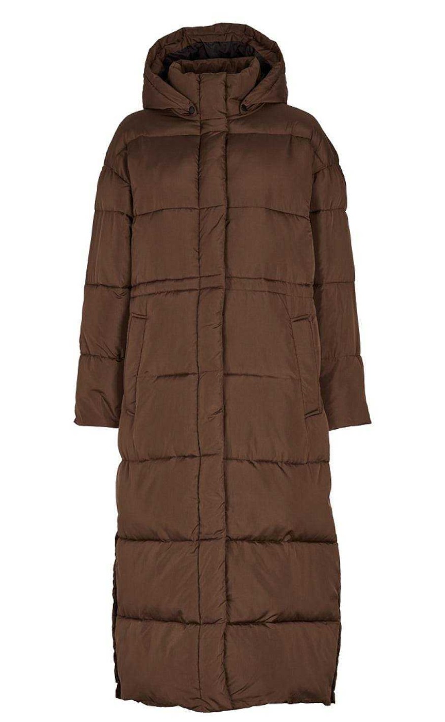 Basic Apparel Basic Apparel Jakke - Dagmar Coat - Chocolate Jakker & Frakker