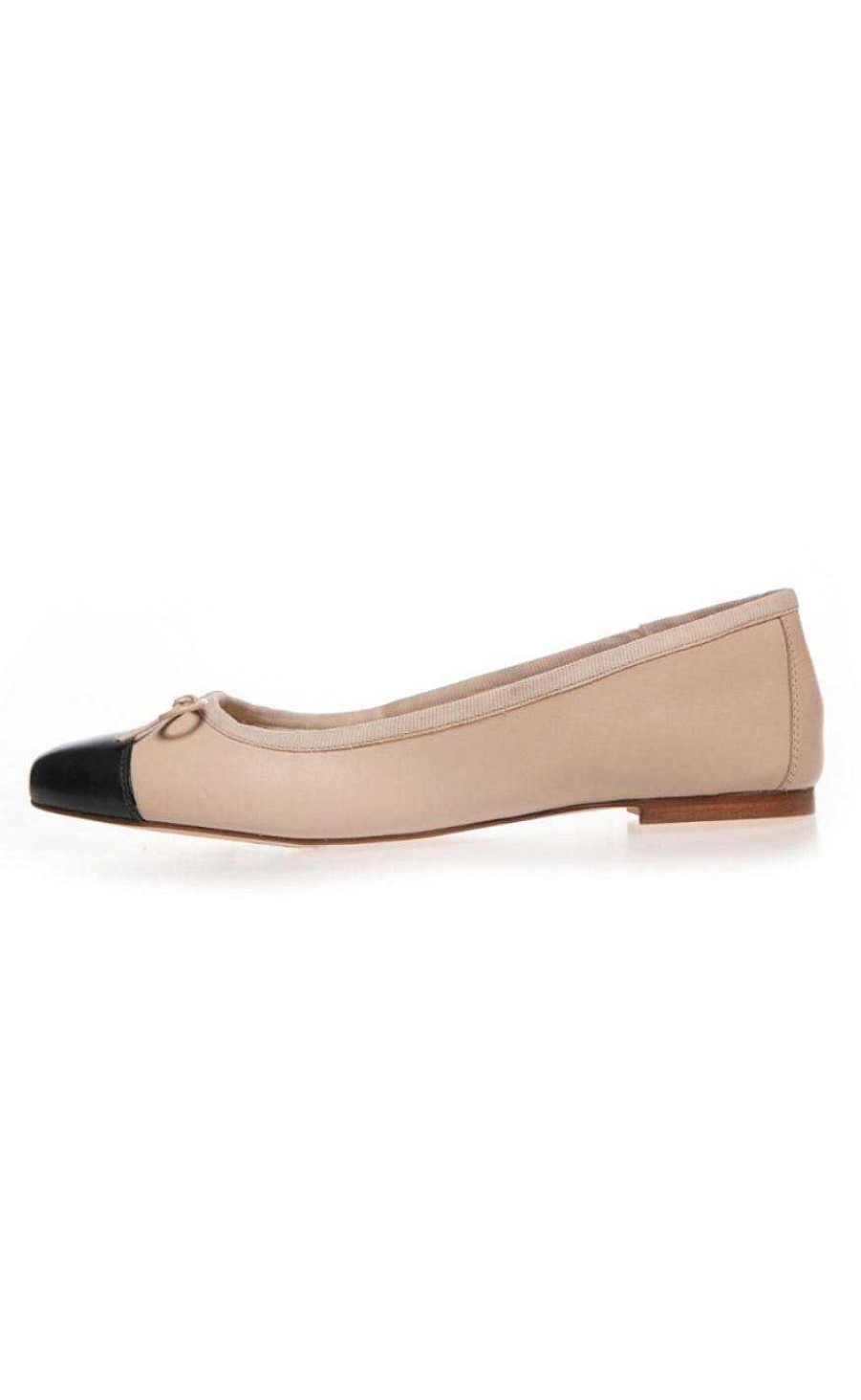 Copenhagen Shoes Copenhagen Shoes Ballerina - Lovely - Black/Beige Sko, Stovler & Sandaler