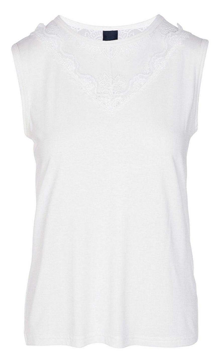 One Two Luxzuz One Two Luxzuz Top - Amelia - Cream T-Shirts & Toppe