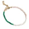 ENAMEL Copenhagen Enamel Copenhagen Armband - Gabriella - Green, Peach And Pearl Smykker