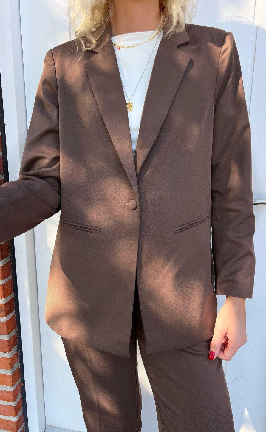 INA Copenhagen Ina Copenhagen Blazer - Zoey - Chocolate Blazere & Indejakker