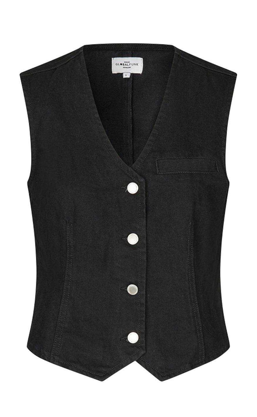 GLOBAL FUNK Global Funk Vest - Flanina-G - Black Veste