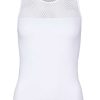 TIM u0026 SIMONSEN Tim & Simonsen Top - Lea Mesh - White T-Shirts & Toppe