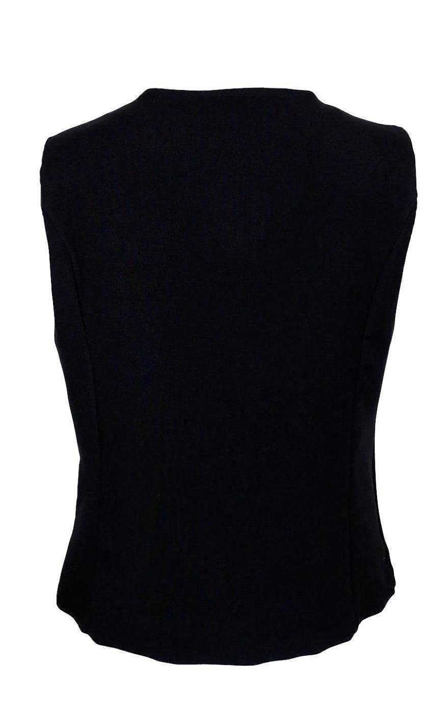 Black Colour Black Colour Vest - Chicago - Black Veste