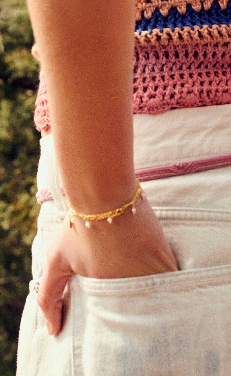 Maanesten Maanesten Armband - Lula - Gold Smykker