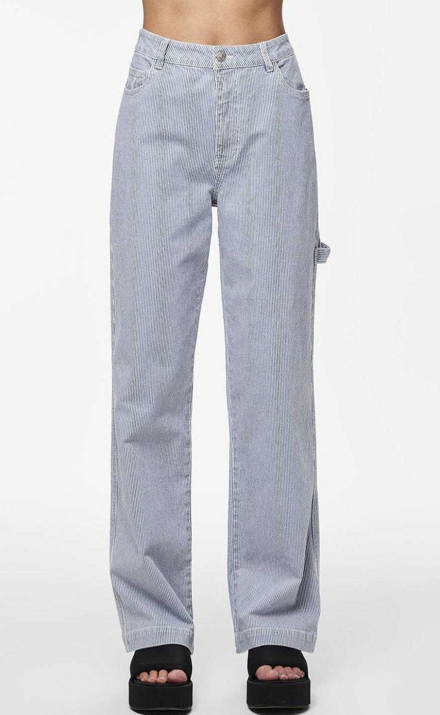 PIECES Pieces Bukser - Billo - Light Blue Denim Bukser & Jeans