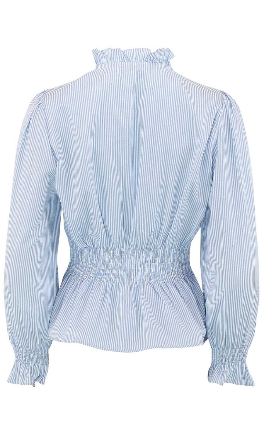 CONTINUE Continue Bluse - Julia - Blue Stripe Bluser