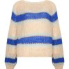 NOELLA Noella Sweater - Pacific - Blue Mix Striktrojer & Sweat