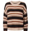 Lollys Laundry Lollys Laundry Jumper - Terry - Creme Stripe Striktrojer & Sweat