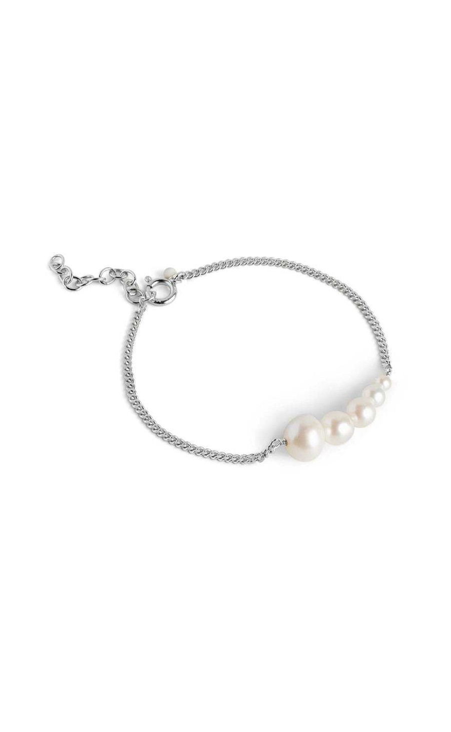 ENAMEL Copenhagen Enamel Copenhagen Armband - Carmen Pearls - Silver Smykker