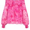 Cras Cras Bluse - Sierra - Pink Rosegarden Bluser