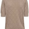 FreeQuent Freequent Pullover - Dodo - Simply Taupe Striktrojer & Sweat