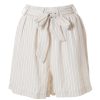 INA Copenhagen Ina Copenhagen Shorts - Grace - Camel/White Stripe Shorts