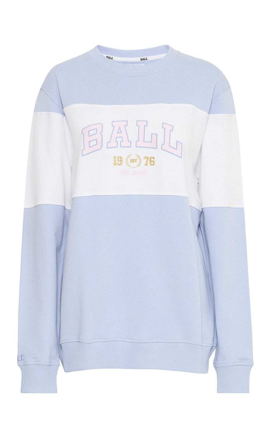 BALL Original Ball Original Sweatshirt - J. Montana - Creamy Blue Striktrojer & Sweat